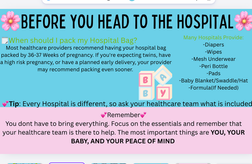 Hospital Bag Planning Bundle